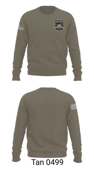Crew Neck Sweatshirt, Salem Police, Police, Teamtime, Team time, sublimation, custom sports apparel, team uniforms, spirit wear, spiritwear, sports uniforms, custom shirts, team store, custom team store, fundraiser sports, apparel fundraiser