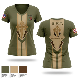 Womens Short Sleeve Vneck Shirt, St. James Parish Sheriff's Office SRT, Police, Teamtime, Team time, sublimation, custom sports apparel, team uniforms, spirit wear, spiritwear, sports uniforms, custom shirts, team store, custom team store, fundraiser sports, apparel fundraiser