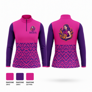 Quarter Zip Jacket, team name, Women's Basketball, Teamtime, Team time, sublimation, custom sports apparel, team uniforms, spirit wear, spiritwear, sports uniforms, custom shirts, team store, custom team store, fundraiser sports, apparel fundraiser