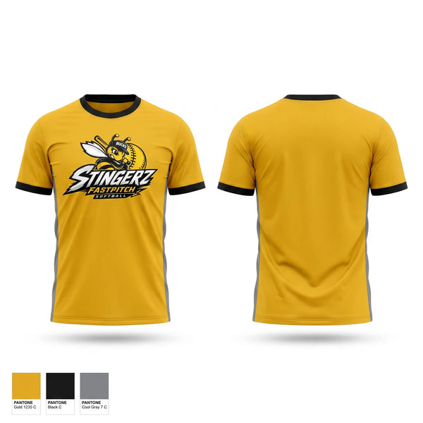 Short Sleeve Performance Shirt, Bucks Stingerz, Softball, Teamtime, Team time, sublimation, custom sports apparel, team uniforms, spirit wear, spiritwear, sports uniforms, custom shirts, team store, custom team store, fundraiser sports, apparel fundraiser