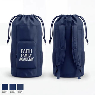 Gear Bag, Faith Family Academy, Navy, Teamtime, Team time, sublimation, custom sports apparel, team uniforms, spirit wear, spiritwear, sports uniforms, custom shirts, team store, custom team store, fundraiser sports, apparel fundraiser