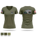 640 Sligo Women's Short Sleeve V-neck Shirt - 1
