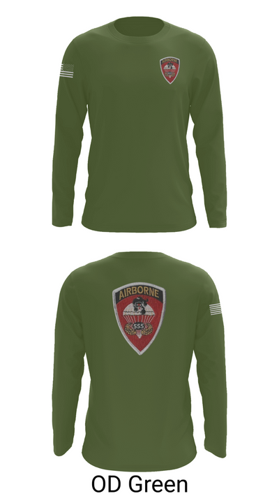 101st Airborne 37445934 Long Sleeve Performance Shirt 46