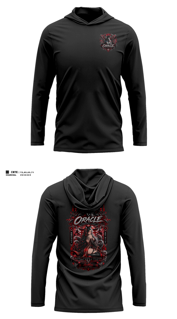 Long Sleeve hooded sunshirt, C.s.nine tails, E-Sports, Teamtime, Team time, sublimation, custom sports apparel, team uniforms, spirit wear, spiritwear, sports uniforms, custom shirts, team store, custom team store, fundraiser sports, apparel fundraiser