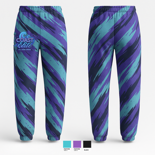 Sweatpants, Coast Elite, Cheer, Teamtime, Team time, sublimation, custom sports apparel, team uniforms, spirit wear, spiritwear, sports uniforms, custom shirts, team store, custom team store, fundraiser sports, apparel fundraiser
