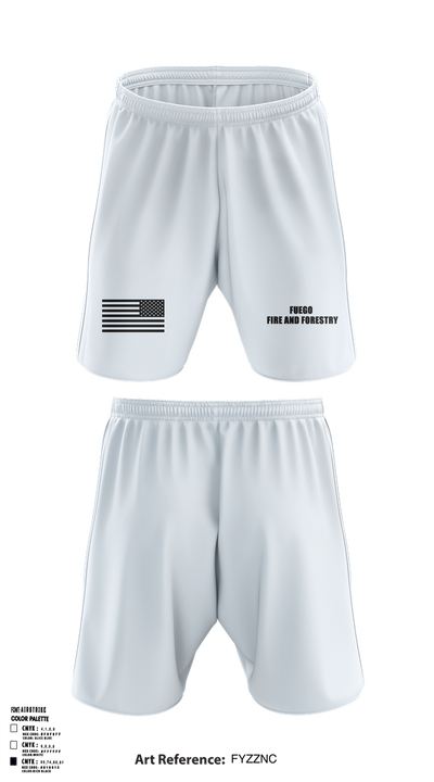 Fuego, Fire and Forestry 66416261 Athletic Shorts With Pockets - 1