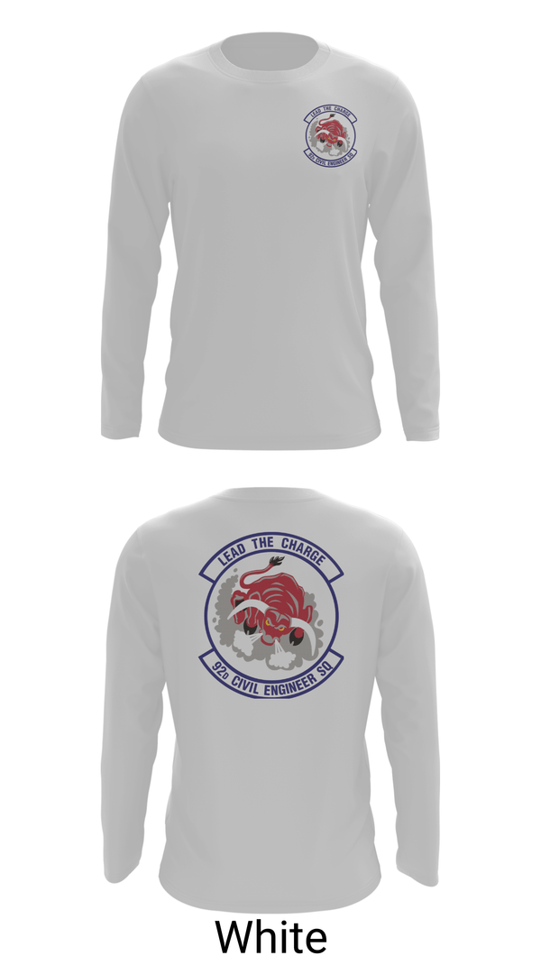 Long Sleeve Performance Shirt, 92 CES, Air Force, Teamtime, Team time, sublimation, custom sports apparel, team uniforms, spirit wear, spiritwear, sports uniforms, custom shirts, team store, custom team store, fundraiser sports, apparel fundraiser