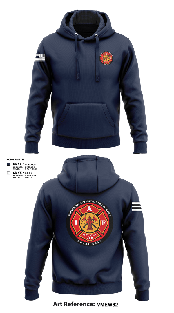 Hoodie, Rocky Ford Professional Firefighters Local 5497, Fire Department, Teamtime, Team time, sublimation, custom sports apparel, team uniforms, spirit wear, spiritwear, sports uniforms, custom shirts, team store, custom team store, fundraiser sports, apparel fundraiser
