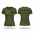 Clay County Sheriff’s Office K9 Women's Short Sleeve V-neck Shirt - 1