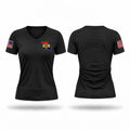 New Florence Police Department Women's Short Sleeve V-neck Shirt - 1