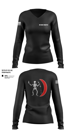 SOTU004 45554903 Women's Long Sleeve V-neck Shirt - 3