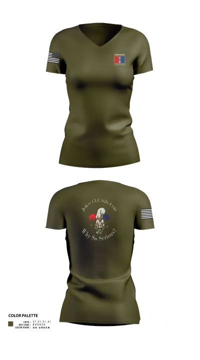 Joker CLC 66791397 Women's Short Sleeve V-neck Shirt - 21