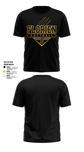 Short Sleeve Performance Shirt, Florien Blackcats, Softball, Teamtime, Team time, sublimation, custom sports apparel, team uniforms, spirit wear, spiritwear, sports uniforms, custom shirts, team store, custom team store, fundraiser sports, apparel fundraiser