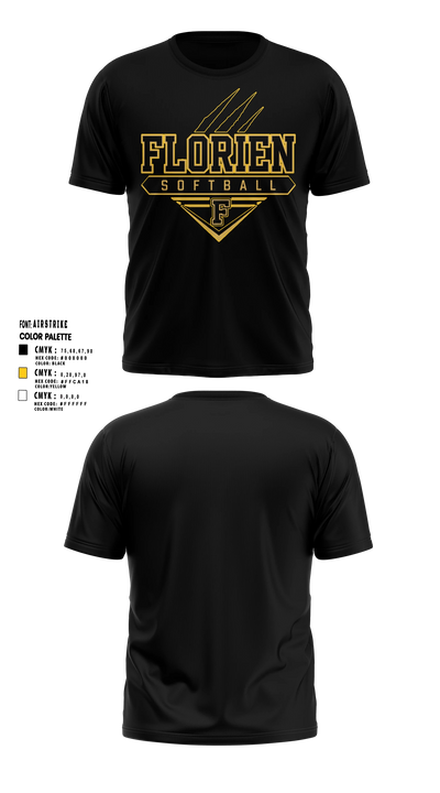 Florien Blackcats Short Sleeve Performance Shirt - 11
