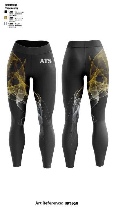ALL THE SMOKE Womens Leggings - 6
