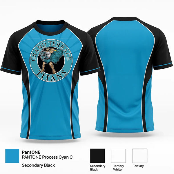 Short Sleeve Performance Shirt, Titans, Women's Basketball, Teamtime, Team time, sublimation, custom sports apparel, team uniforms, spirit wear, spiritwear, sports uniforms, custom shirts, team store, custom team store, fundraiser sports, apparel fundraiser