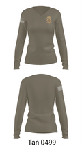 GDC K9 61372636 Women's Long Sleeve V-neck Shirt - 11