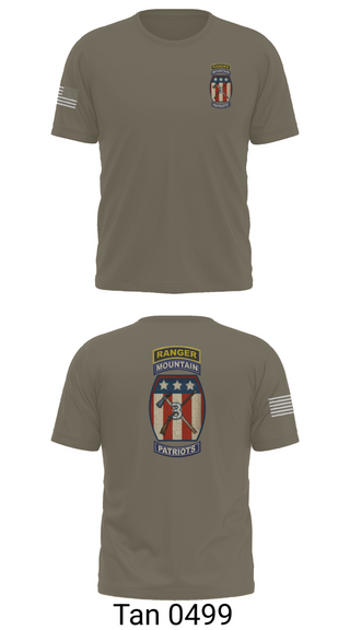 Short Sleeve Performance Shirt, 2-47 infantry 3rd BRG 10th MTN, Army, Teamtime, Team time, sublimation, custom sports apparel, team uniforms, spirit wear, spiritwear, sports uniforms, custom shirts, team store, custom team store, fundraiser sports, apparel fundraiser