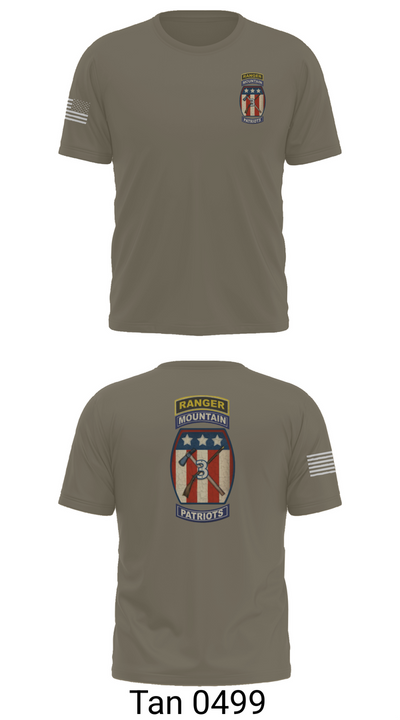 2-47 infantry 3rd BRG 10th MTN 15406658 Short Sleeve Performance Shirt - 76
