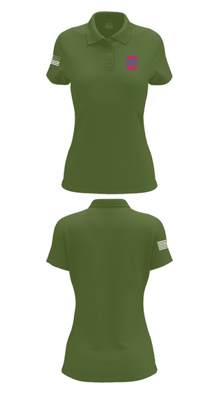 Womens Short Sleeve Performance Polo, 39th infantry, National Guard, Teamtime, Team time, sublimation, custom sports apparel, team uniforms, spirit wear, spiritwear, sports uniforms, custom shirts, team store, custom team store, fundraiser sports, apparel fundraiser