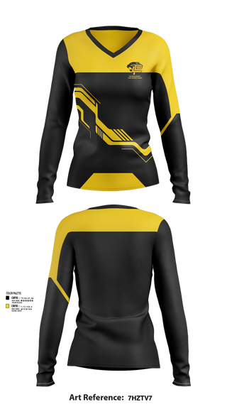 Womens Long Sleeve Vneck Shirt, Putnam County High School Dance, Spirit Store, Teamtime, Team time, sublimation, custom sports apparel, team uniforms, spirit wear, spiritwear, sports uniforms, custom shirts, team store, custom team store, fundraiser sports, apparel fundraiser