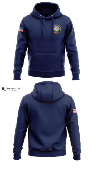 Hoodie, Riverhead NJROTC, Navy, Teamtime, Team time, sublimation, custom sports apparel, team uniforms, spirit wear, spiritwear, sports uniforms, custom shirts, team store, custom team store, fundraiser sports, apparel fundraiser