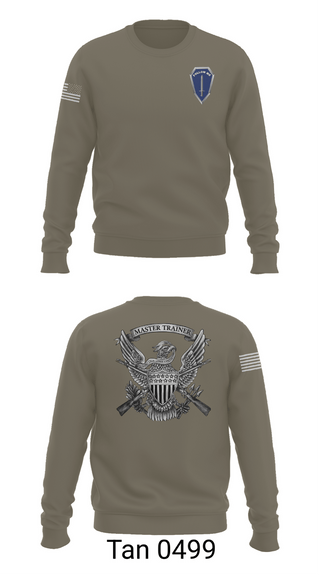 Crew Neck Sweatshirt, Infantry Master Trainer Course, Army, Teamtime, Team time, sublimation, custom sports apparel, team uniforms, spirit wear, spiritwear, sports uniforms, custom shirts, team store, custom team store, fundraiser sports, apparel fundraiser