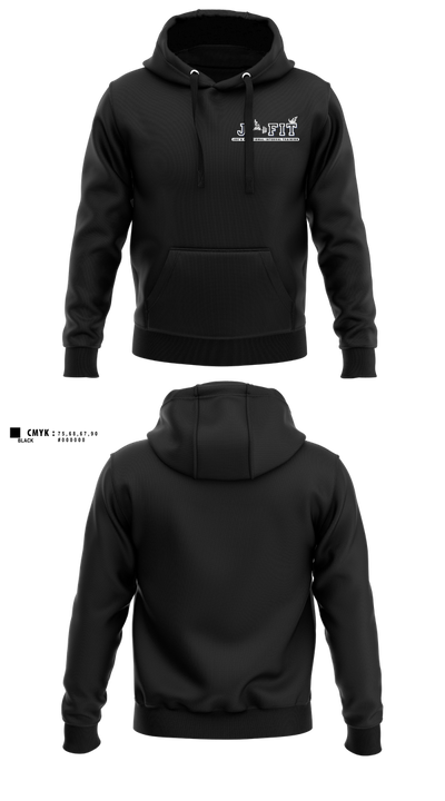 J-FIT 12849020 Hoodie - 100