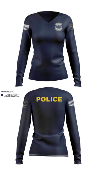 Womens Long Sleeve Vneck Shirt, Patrol, Police, Teamtime, Team time, sublimation, custom sports apparel, team uniforms, spirit wear, spiritwear, sports uniforms, custom shirts, team store, custom team store, fundraiser sports, apparel fundraiser