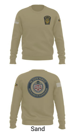 Crew Neck Sweatshirt, Specialized Sex Offender Supervision, Police, Teamtime, Team time, sublimation, custom sports apparel, team uniforms, spirit wear, spiritwear, sports uniforms, custom shirts, team store, custom team store, fundraiser sports, apparel fundraiser