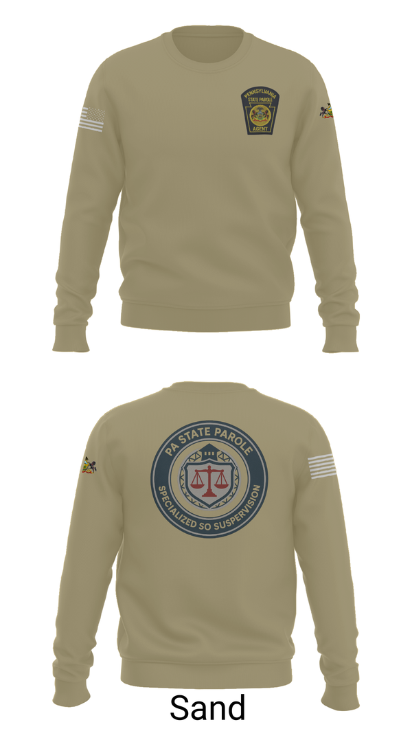 Crew Neck Sweatshirt, Specialized Sex Offender Supervision, Police, Teamtime, Team time, sublimation, custom sports apparel, team uniforms, spirit wear, spiritwear, sports uniforms, custom shirts, team store, custom team store, fundraiser sports, apparel fundraiser