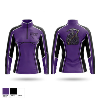 Quarter Zip Jacket, Windy City Reapers, Baseball, Teamtime, Team time, sublimation, custom sports apparel, team uniforms, spirit wear, spiritwear, sports uniforms, custom shirts, team store, custom team store, fundraiser sports, apparel fundraiser