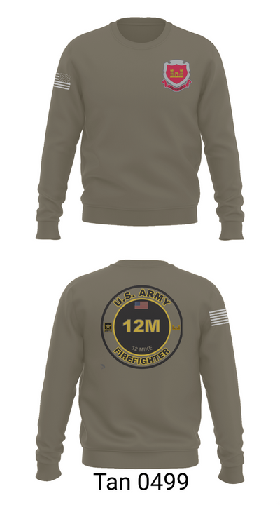 1153rd Firefighter Unit 94672135 Crew Neck Sweatshirt - 62