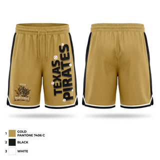 Athletic Shorts With Pockets, Texas Pirates, Baseball, Teamtime, Team time, sublimation, custom sports apparel, team uniforms, spirit wear, spiritwear, sports uniforms, custom shirts, team store, custom team store, fundraiser sports, apparel fundraiser