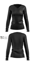 LMPD HSO TRT Women's Long Sleeve V-neck Shirt - 3