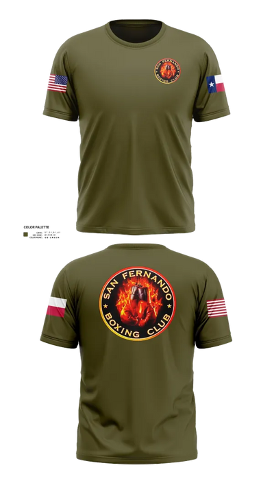 San Fernando Boxing Club 92427997 Old School Cotton Feel Shirt - 51