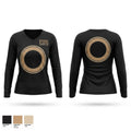 DEPARTMENT OF JUSTICE Women's Long Sleeve V-neck Shirt - 1