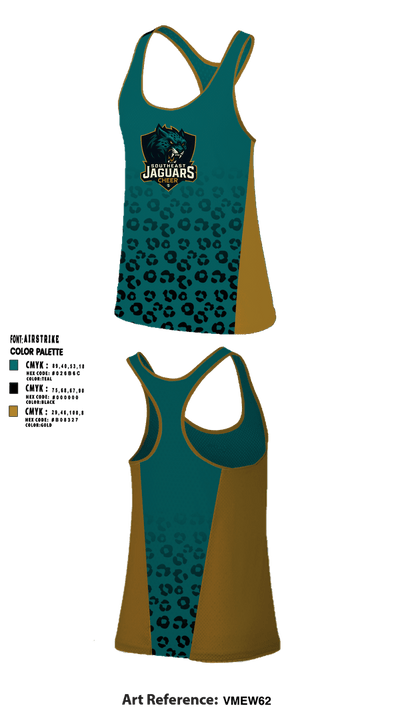 southeast Jaguars 26594681 Women's Track Singlet - 4