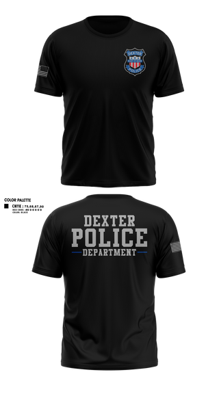 Short Sleeve Performance Shirt, Dexter Police Department, Police, Teamtime, Team time, sublimation, custom sports apparel, team uniforms, spirit wear, spiritwear, sports uniforms, custom shirts, team store, custom team store, fundraiser sports, apparel fundraiser