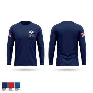 Long Sleeve Performance Shirt, Randolph County EMS, EMS/EMT, Teamtime, Team time, sublimation, custom sports apparel, team uniforms, spirit wear, spiritwear, sports uniforms, custom shirts, team store, custom team store, fundraiser sports, apparel fundraiser