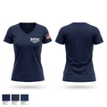 Mid-Piatt Fire Protection District Women's Short Sleeve V-neck Shirt - 1