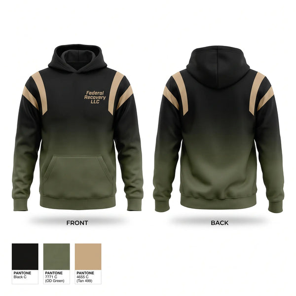 Hoodie, Federal Recovery LLC, Marines, Teamtime, Team time, sublimation, custom sports apparel, team uniforms, spirit wear, spiritwear, sports uniforms, custom shirts, team store, custom team store, fundraiser sports, apparel fundraiser