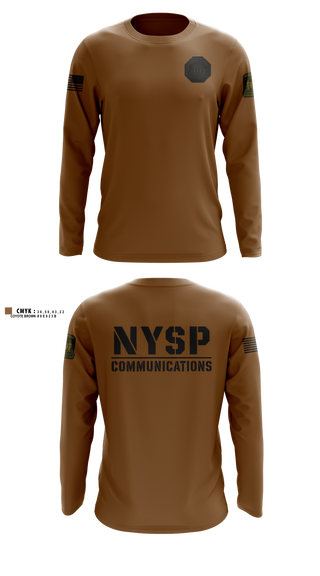 Long Sleeve Performance Shirt, NYSP Communications, Police, Teamtime, Team time, sublimation, custom sports apparel, team uniforms, spirit wear, spiritwear, sports uniforms, custom shirts, team store, custom team store, fundraiser sports, apparel fundraiser