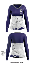UConn Women’s Soccer 21561808 Women's Long Sleeve V-neck Shirt - 101