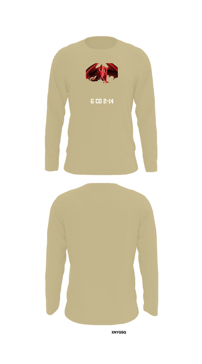 G co 2-14 74845469 Long Sleeve Performance Shirt 92