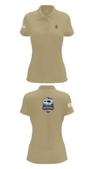Womens Short Sleeve Performance Polo, D Co 3-140th AVN, National Guard, Teamtime, Team time, sublimation, custom sports apparel, team uniforms, spirit wear, spiritwear, sports uniforms, custom shirts, team store, custom team store, fundraiser sports, apparel fundraiser