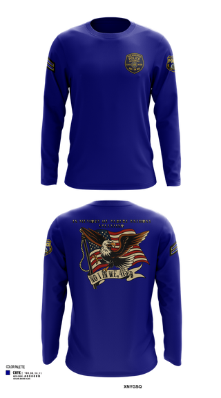 Long Sleeve Performance Shirt, Philadelphia Police, , Teamtime, Team time, sublimation, custom sports apparel, team uniforms, spirit wear, spiritwear, sports uniforms, custom shirts, team store, custom team store, fundraiser sports, apparel fundraiser