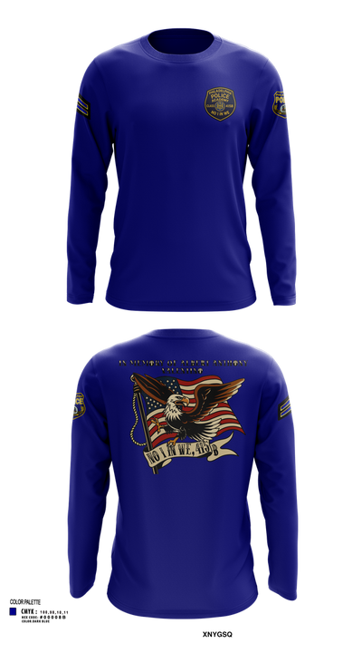 Philadelphia Police 64135919 Long Sleeve Performance Shirt 102