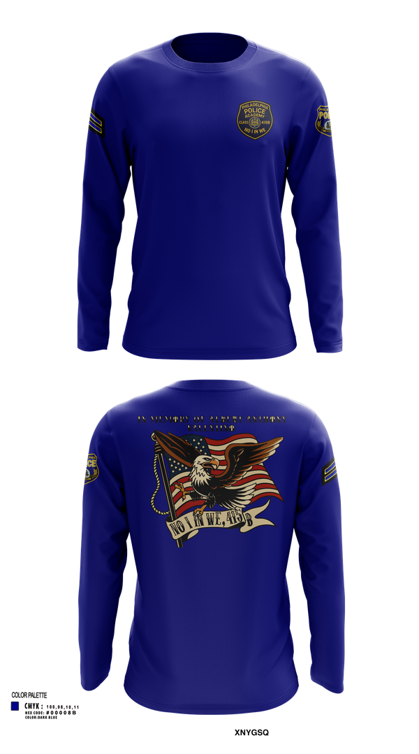 Long Sleeve Performance Shirt, Philadelphia Police, , Teamtime, Team time, sublimation, custom sports apparel, team uniforms, spirit wear, spiritwear, sports uniforms, custom shirts, team store, custom team store, fundraiser sports, apparel fundraiser