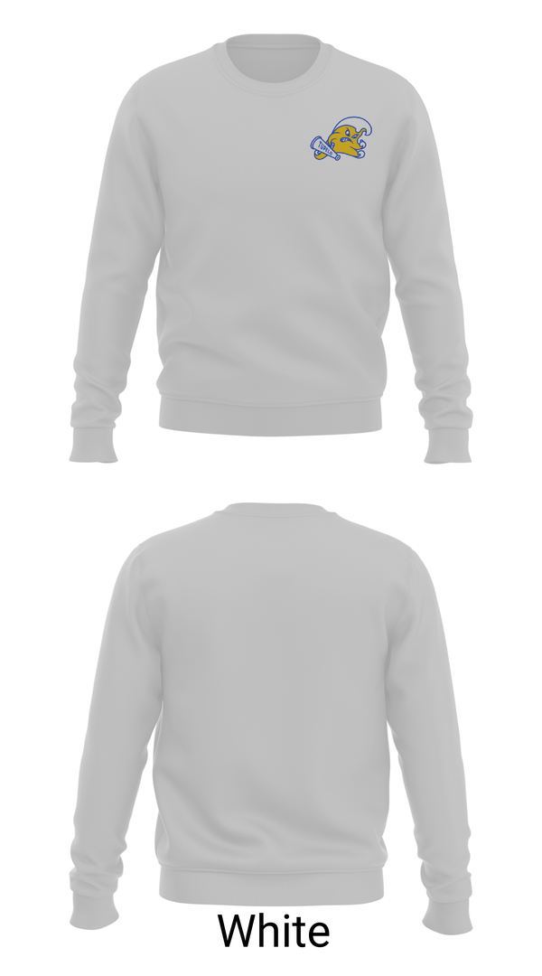 Crew Neck Sweatshirt, Tupelo Varsity Cheer, Cheer, Teamtime, Team time, sublimation, custom sports apparel, team uniforms, spirit wear, spiritwear, sports uniforms, custom shirts, team store, custom team store, fundraiser sports, apparel fundraiser